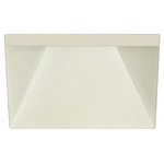 Genna 3.5IN SQ LED Wall Wash / Housing - White