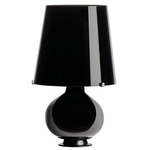 Fontana Glass Table Lamp - Black / Black