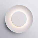 Lunaire Wall Sconce / Ceiling Flush Light - White / White