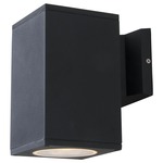 Summerside Outdoor Square Wall Sconce - Black