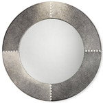 Cross Stitch Mirror - Grey Hide