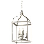 Larkin Foyer Chandelier - Brushed Nickel