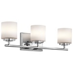 O Hara Bath Vanity Light - Chrome / Opal