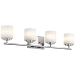 O Hara Bath Vanity Light - Chrome / Opal