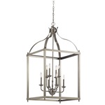 Larkin Foyer Chandelier - Brushed Nickel