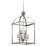 Larkin Foyer Chandelier - Brushed Nickel