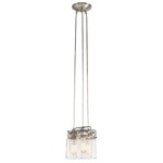 Brinley Multi Light Pendant - Brushed Nickel / Clear