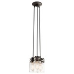 Brinley Multi Light Pendant - Olde Bronze / Clear