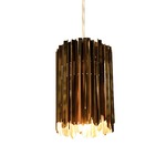 Facet Mini Pendant - Polished Brass