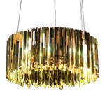 Facet Pendant - Polished Brass