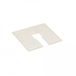 Track Canopy Plate - White