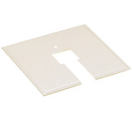 Track Canopy Plate - White