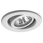 Low Voltage 2.5IN RD Adjustable Trim - Brushed Nickel / Clear