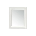 Francois Ghost Wall Mirror - Heavy White / Mirror