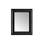 Francois Ghost Wall Mirror - Heavy Black / Mirror
