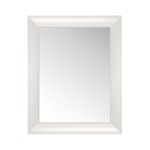 Francois Ghost Wall Mirror - Heavy White / Mirror