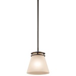 Hendrik Mini Bell Pendant - Umber / Olde Bronze