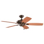 Canfield Patio Ceiling Fan - Tannery Bronze