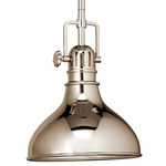 Hatteras Bay Mini Pendant - Polished Nickel / Polished Nickel