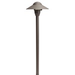 12V Dome 6IN Path Light - Textured Architectural Bronze