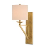 Anthology Wall Sconce - Vintage Brass / Light Beige