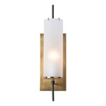 Stefan Wall Sconce - Vintage Brass / Frosted