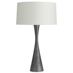 Narsi Table Lamp - Aluminum / Off White