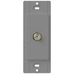 Claro Cable TV Jack - Gloss Grey