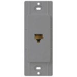 Claro Telephone Jack - Gloss Grey
