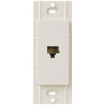 Claro Telephone Jack - Gloss Light Almond