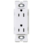 15-Amp Duplex Receptacle - Gloss White