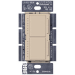 Maestro 300W Incandescent Dual Dimmer - Satin Taupe