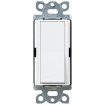 Claro 4-Way Switch with Locator Light - Satin Snow