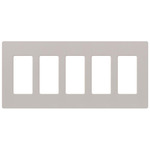 Claro Designer Style Wall Plate - Satin Taupe