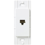 Claro Telephone Jack - Satin Snow