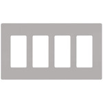 Claro Designer Style Wall Plate - Gloss Grey