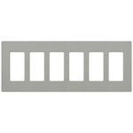 Claro Designer Style Wall Plate - Gloss Grey