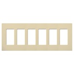 Claro Designer Style Wall Plate - Gloss Ivory