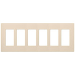 Claro Designer Style Wall Plate - Gloss Light Almond