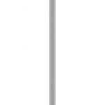 Pancake Fan Downrod - Brushed Nickel