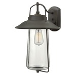 Belden Place Large Outdoor Wall Sconce - Oil Rubbed Bronze / Clear