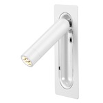 Ledtube Recessed Wall Sconce - Matte White