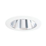 17 Series 4 Inch Cone Downlight Trim - White / Clear Alzak