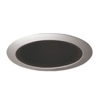 205 Series 5 inch Baffle Downlight Trim - Satin Chrome / Black Baffle