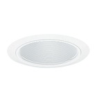 205 Series 5 inch Baffle Downlight Trim - White / White Baffle