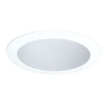 216 Series 5 Inch Enclosed Cone Trim - White / Gloss White