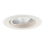 224 Series 6 Inch Adjustable Gimbal Ring Trim - White / White Baffle