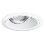264 Series 6 Inch Adjustable Tapered Baffle Trim - White / White Baffle