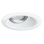 264 Series 6 Inch Adjustable Tapered Baffle Trim - White/ White Baffle