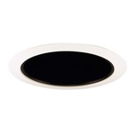 27 Series 6 Inch Tapered Cone Trim - White / Black Alzak